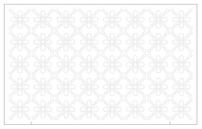 Insynsskydd Special - Modell 3 B=80 x H=50 cm