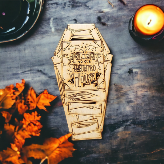 Halloween Holzsarg Modell 2