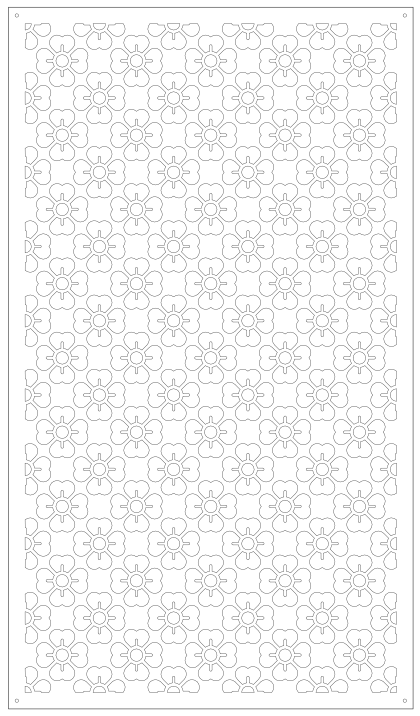 Alster special B 49 cm x H 85 cm, Med hål