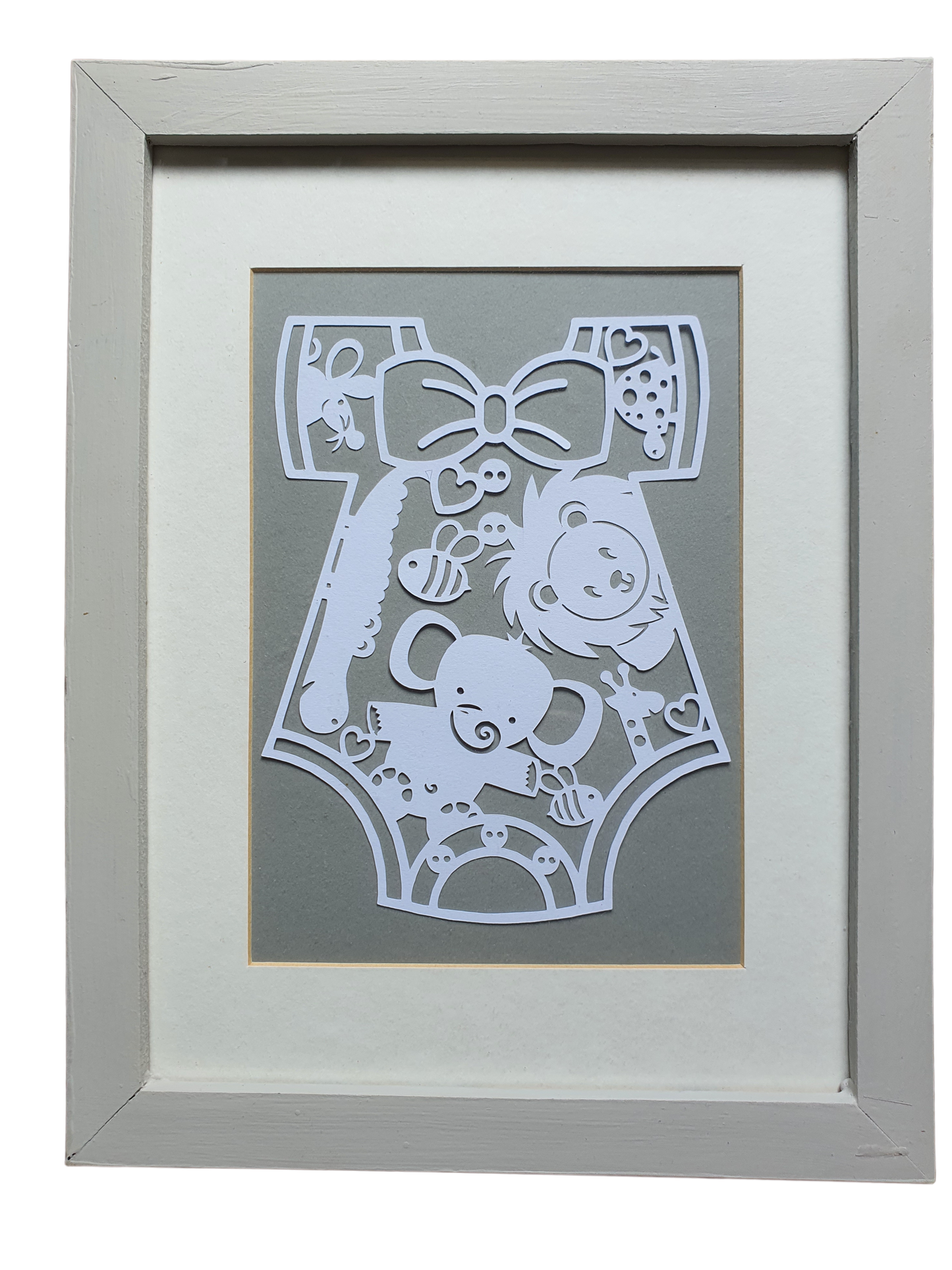 Papierdekoration für Kinderkleidung