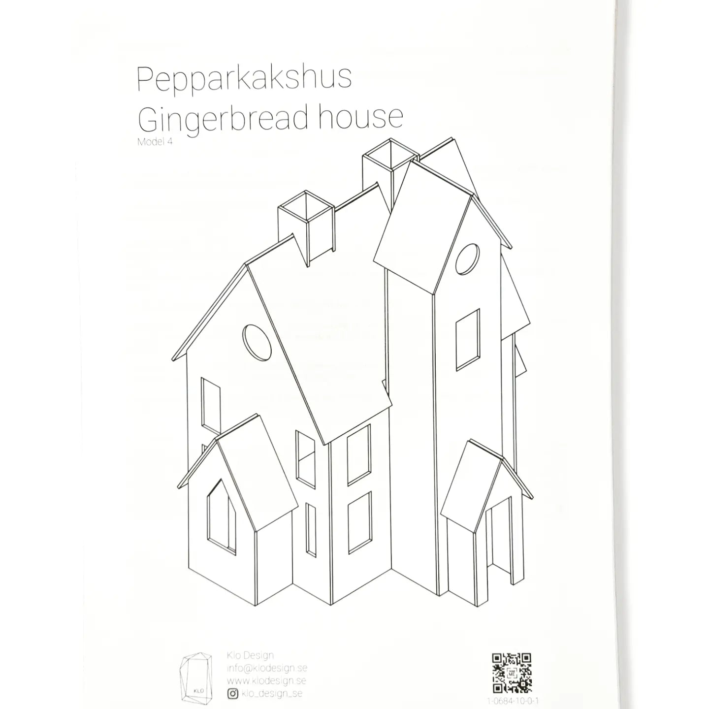 pepparkakshus modell 4 - mallar