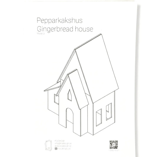 Lebkuchenhaus Modell 3 - Vorlagen