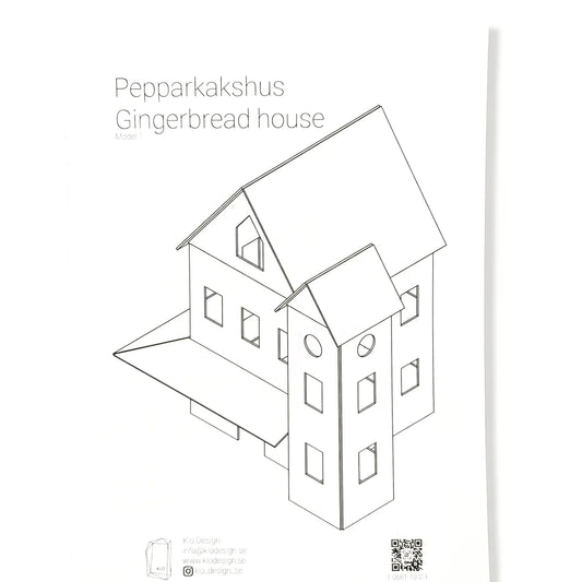 Lebkuchenhaus Modell 1 - Vorlagen