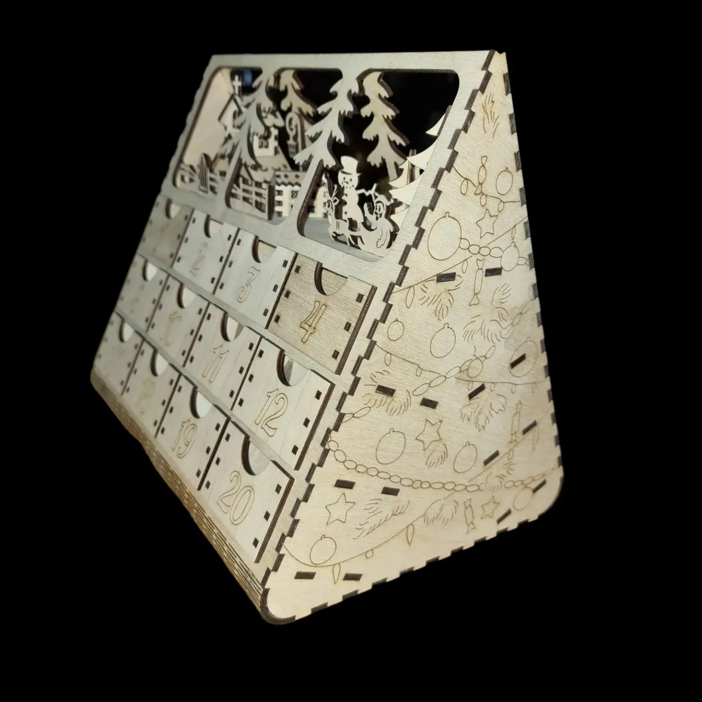 Adventskalender Holz