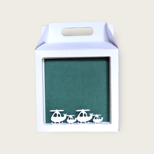 Geschenkbox Hubschrauber