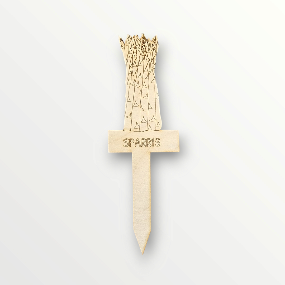 Pflanzenetikett Spargel