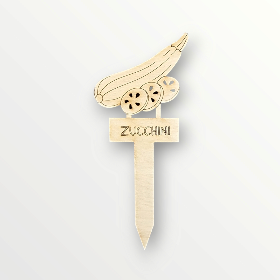 Växtetikett zucchini