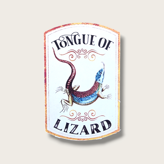 Stickers Halloween - tongue of lizard