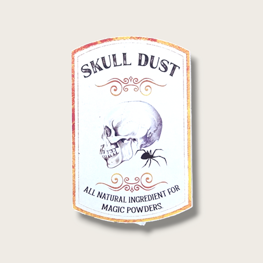 Stickers Halloween - skull dust