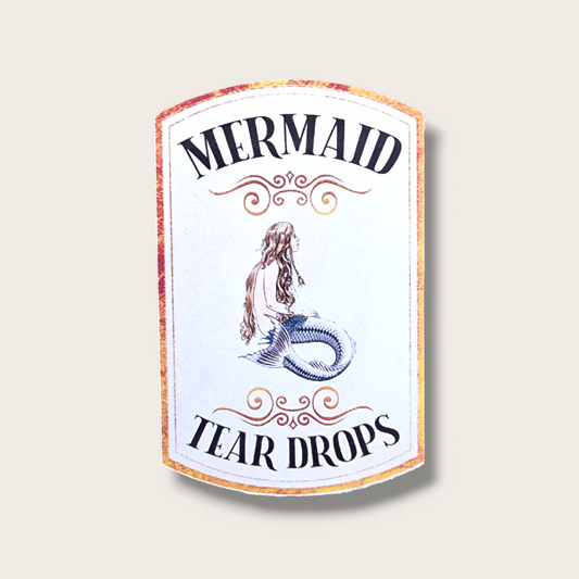 Stickers Halloween - mermaid tear drops