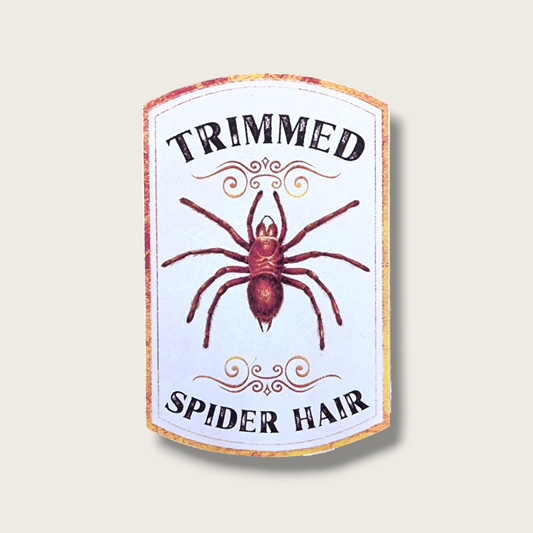 Stickers Halloween - spider hair