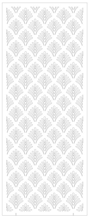 Insynsskydd Special - Modell 21 B=40 x H=100 cm