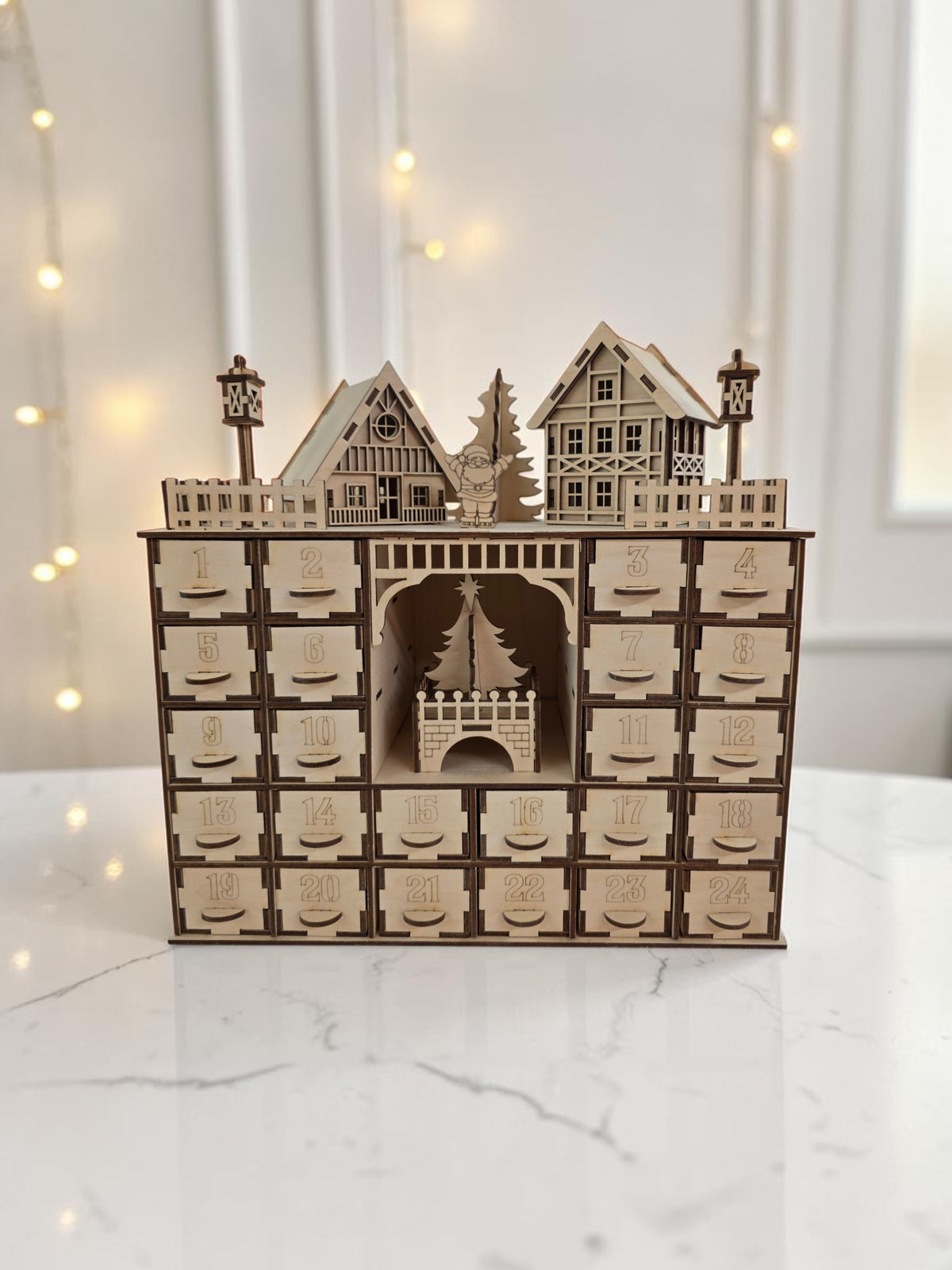 Adventskalender trä modell 2