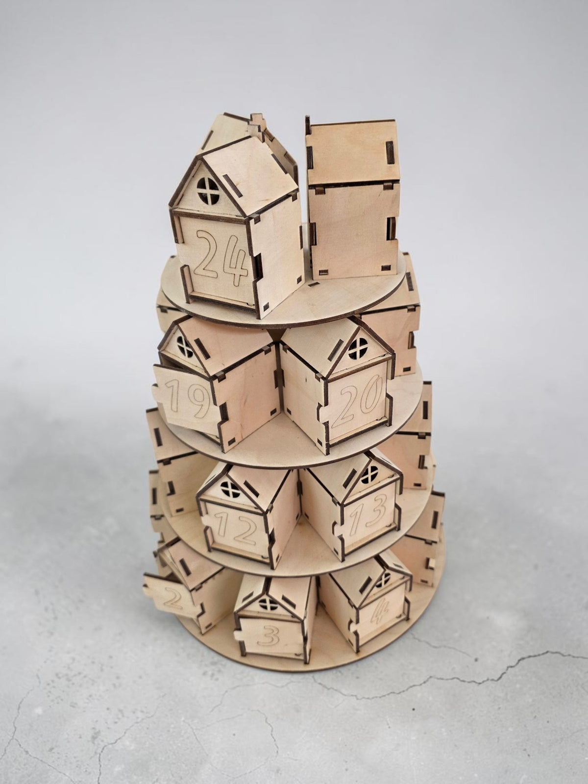 Adventskalender pyramid