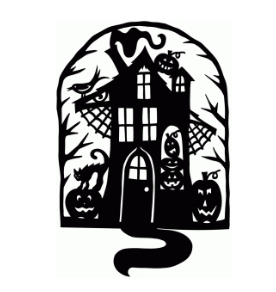 Halloween hus - vinyl